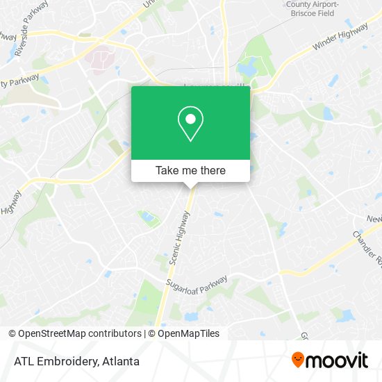 ATL Embroidery map