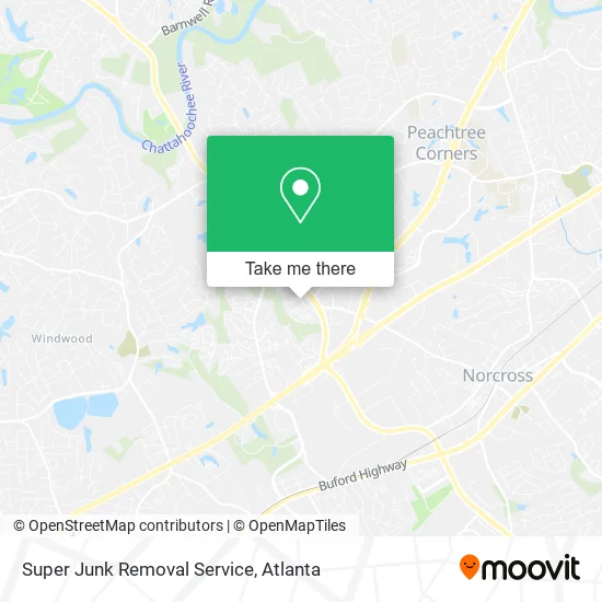 Super Junk Removal Service map