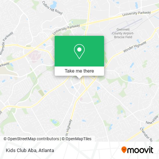 Mapa de Kids Club Aba