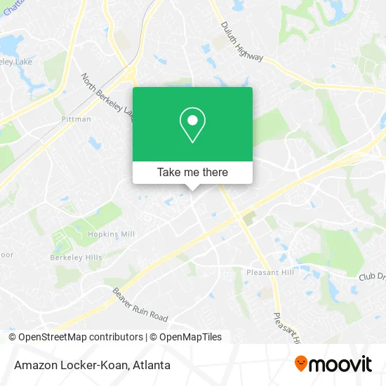 Amazon Locker-Koan map