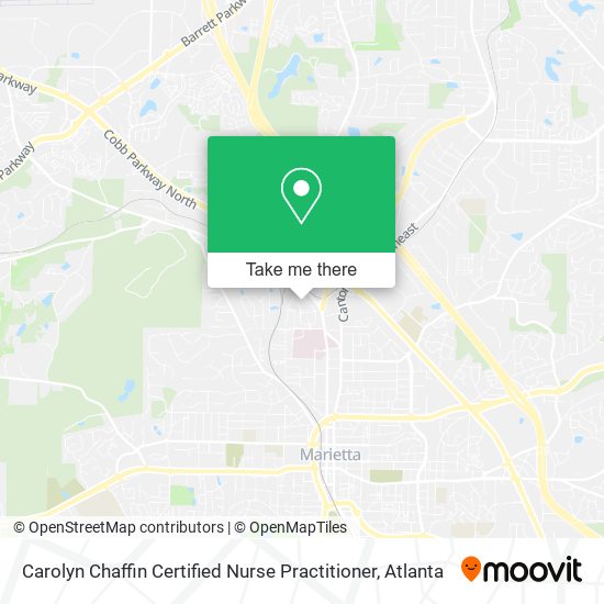 Carolyn Chaffin Certified Nurse Practitioner map