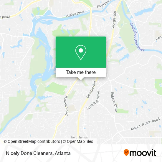 Nicely Done Cleaners map