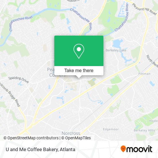 Mapa de U and Me Coffee Bakery