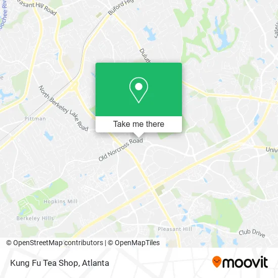 Kung Fu Tea Shop map