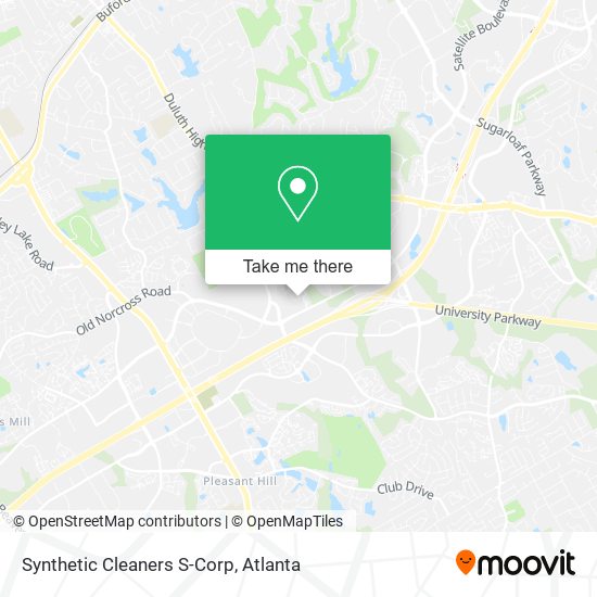 Synthetic Cleaners S-Corp map