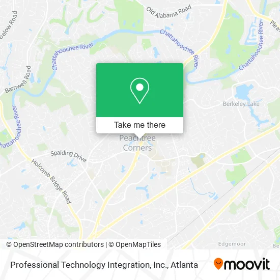 Professional Technology Integration, Inc. map