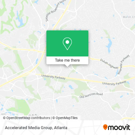 Accelerated Media Group map