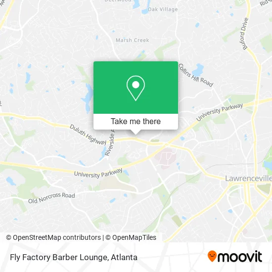 Fly Factory Barber Lounge map