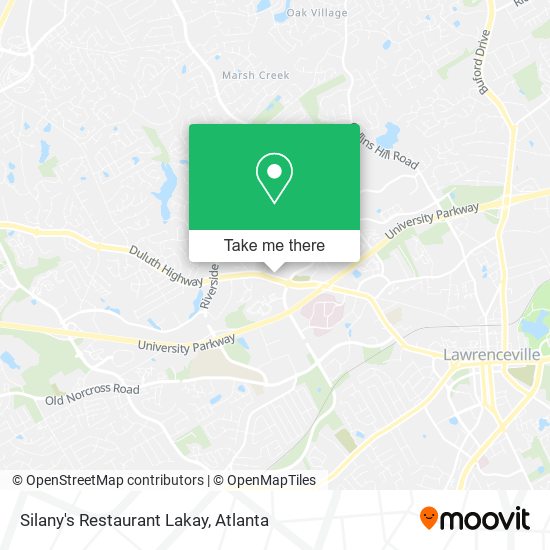 Silany's Restaurant Lakay map
