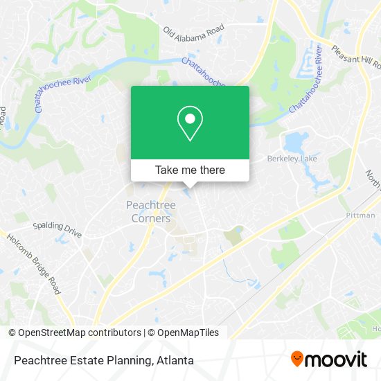 Mapa de Peachtree Estate Planning