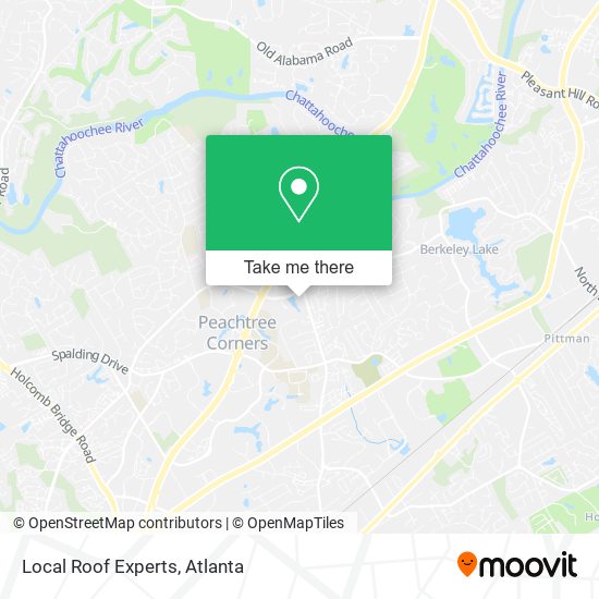 Local Roof Experts map