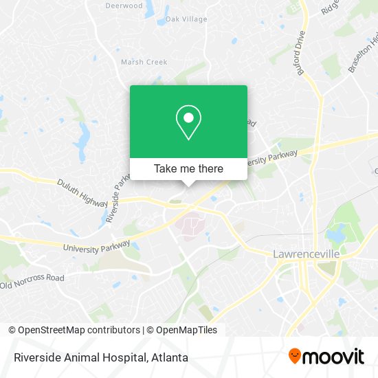 Mapa de Riverside Animal Hospital