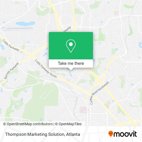 Thompson Marketing Solution map