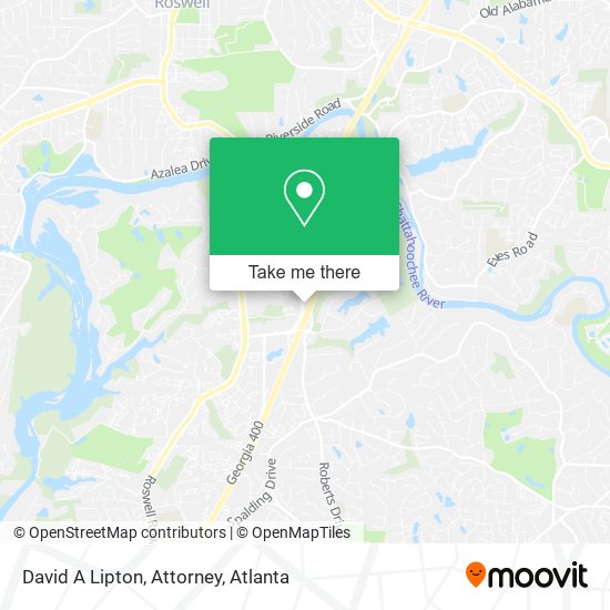 David A Lipton, Attorney map