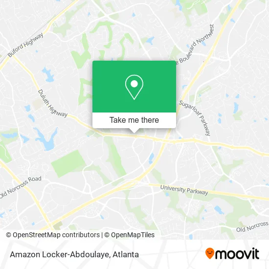 Mapa de Amazon Locker-Abdoulaye