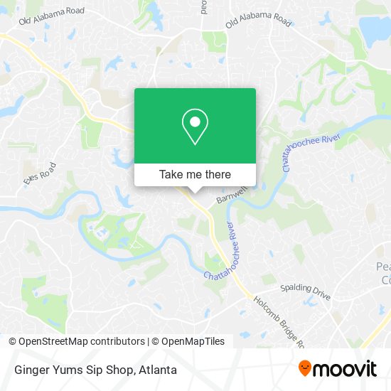 Ginger Yums Sip Shop map