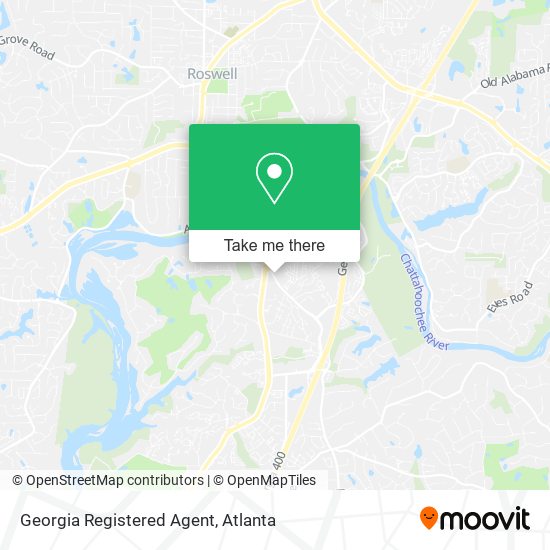 Georgia Registered Agent map