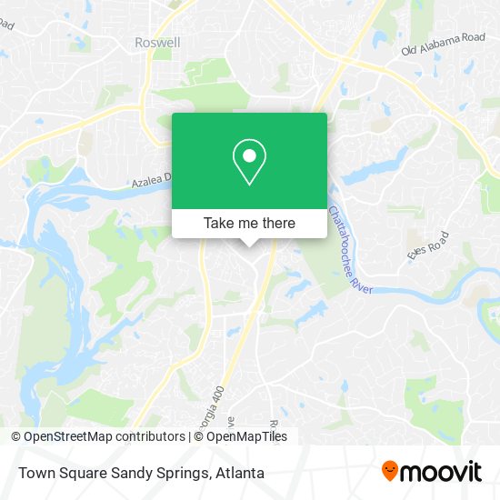 Mapa de Town Square Sandy Springs