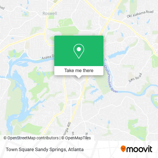 Mapa de Town Square Sandy Springs