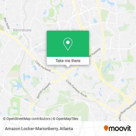Amazon Locker-Marionberry map