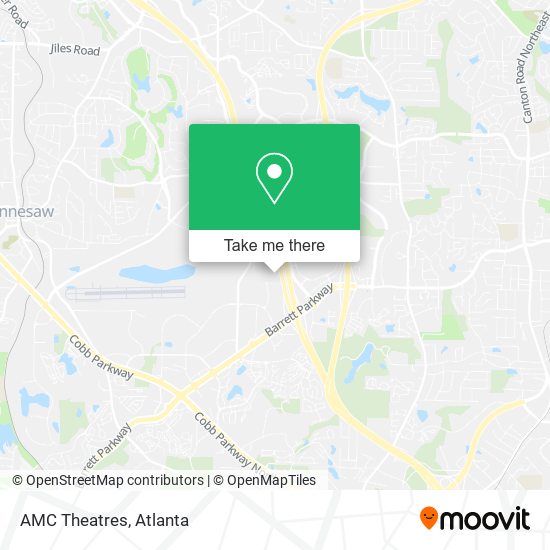 Mapa de AMC Theatres