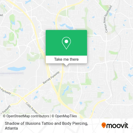 Shadow of Illusions Tattoo and Body Piercing map