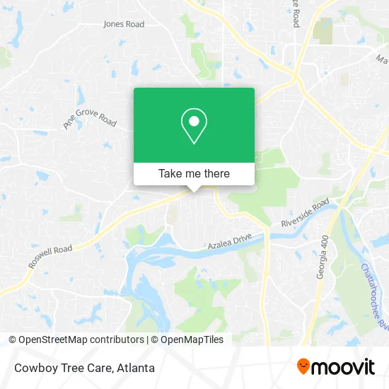 Mapa de Cowboy Tree Care