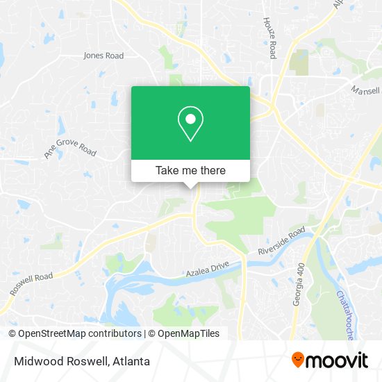 Mapa de Midwood Roswell