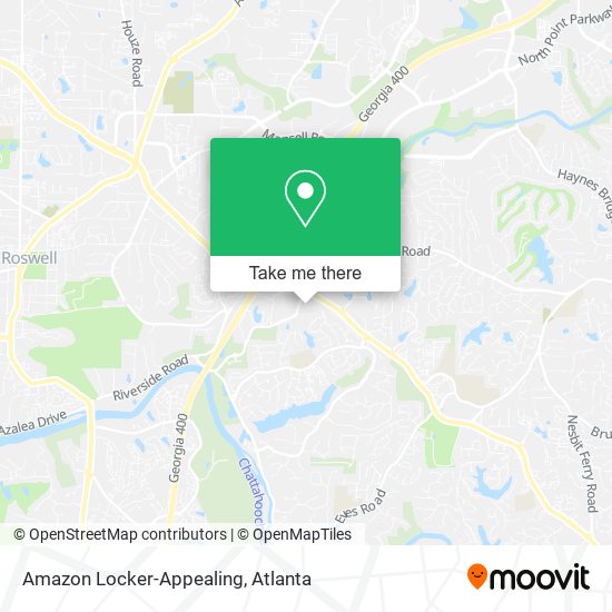 Mapa de Amazon Locker-Appealing