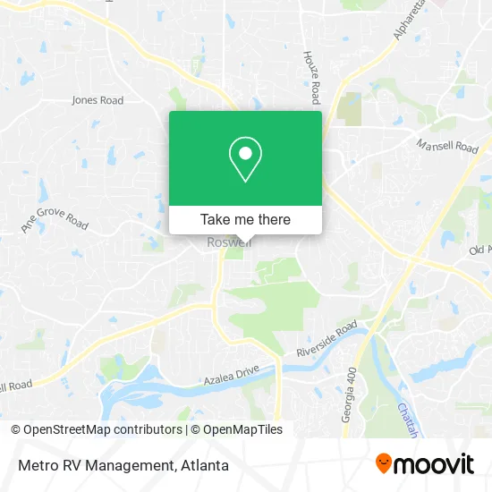 Metro RV Management map