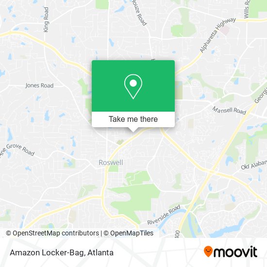 Amazon Locker-Bag map