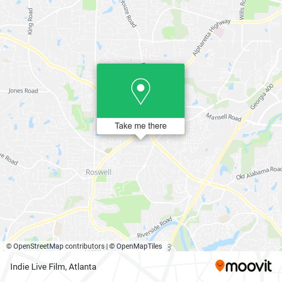 Mapa de Indie Live Film
