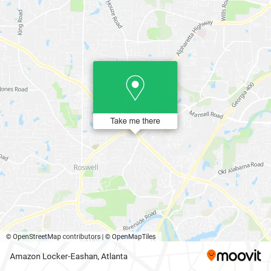 Amazon Locker-Eashan map