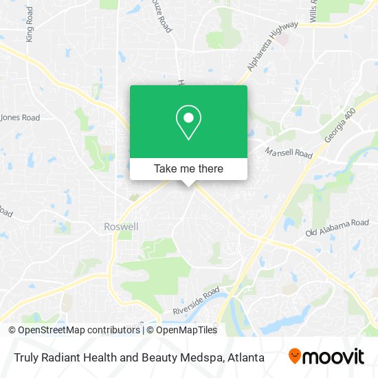 Truly Radiant Health and Beauty Medspa map