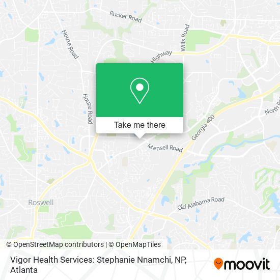 Vigor Health Services: Stephanie Nnamchi, NP map