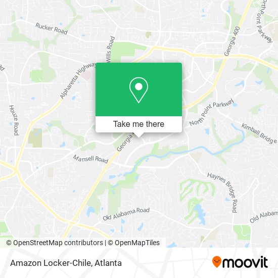 Amazon Locker-Chile map