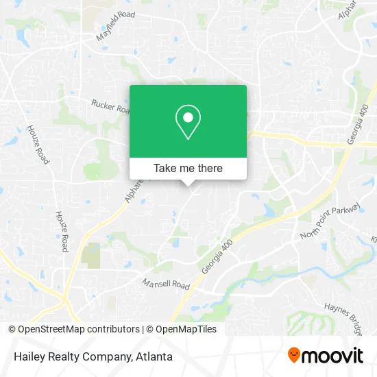 Hailey Realty Company map