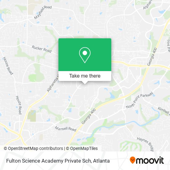 Fulton Science Academy Private Sch map
