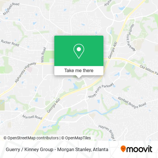 Guerry / Kinney Group - Morgan Stanley map