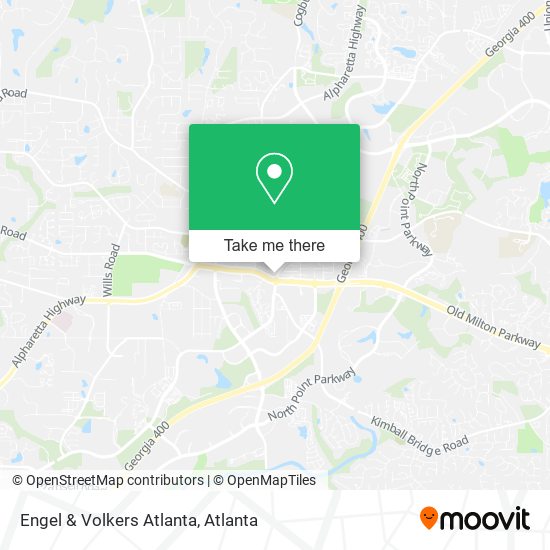 Engel & Volkers Atlanta map