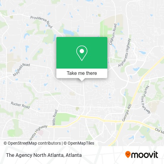 The Agency North Atlanta map