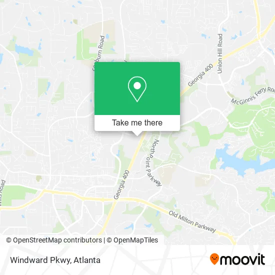 Windward Pkwy map