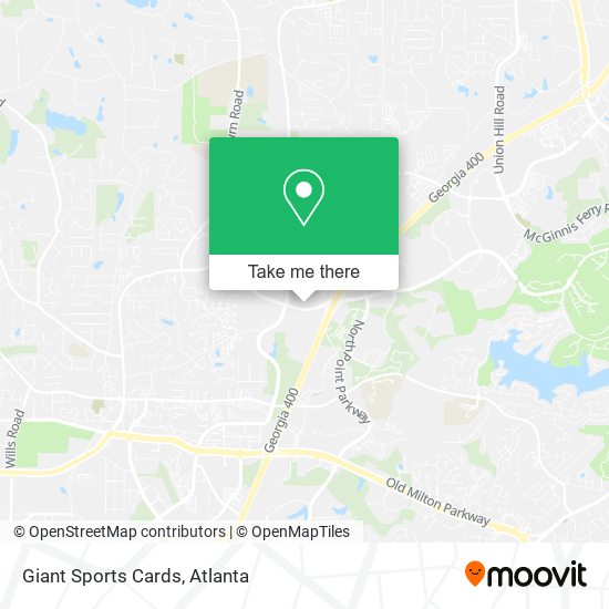 Giant Sports Cards map