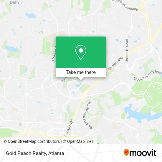 Gold Peach Realty map