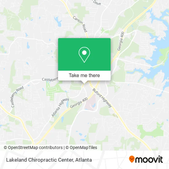 Lakeland Chiropractic Center map