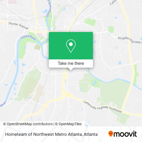 Mapa de Hometeam of Northwest Metro Atlanta