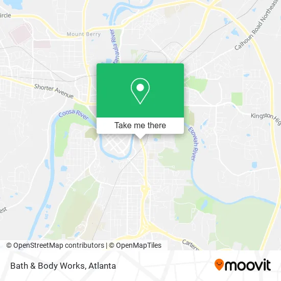 Bath & Body Works map