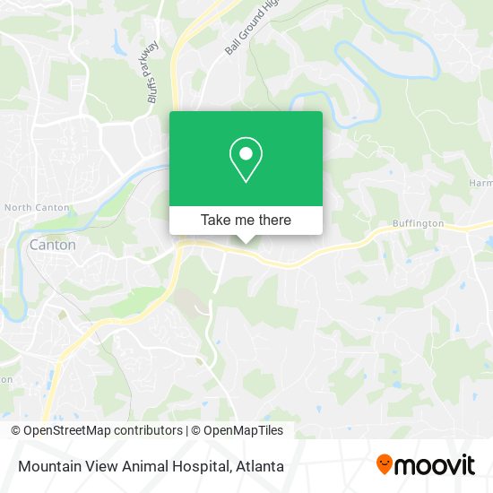 Mapa de Mountain View Animal Hospital