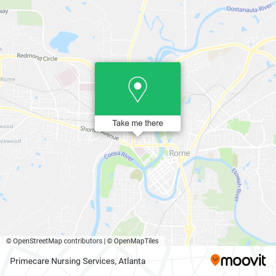Primecare Nursing Services map