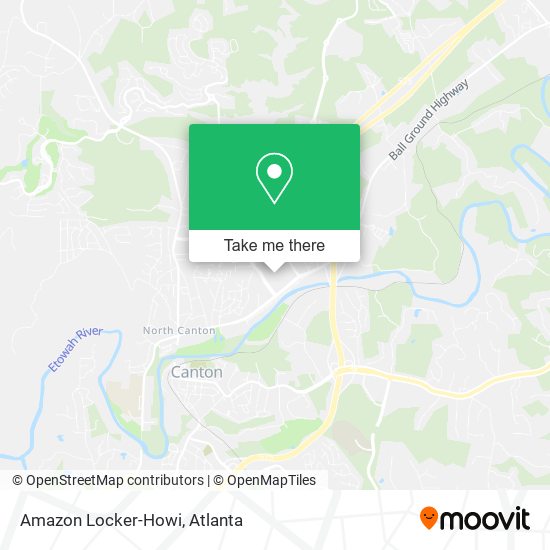 Amazon Locker-Howi map